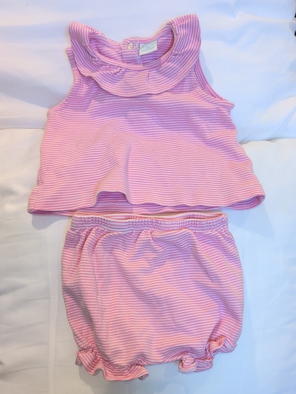 Edgehill Collection | Pink Striped Set | 6 Months